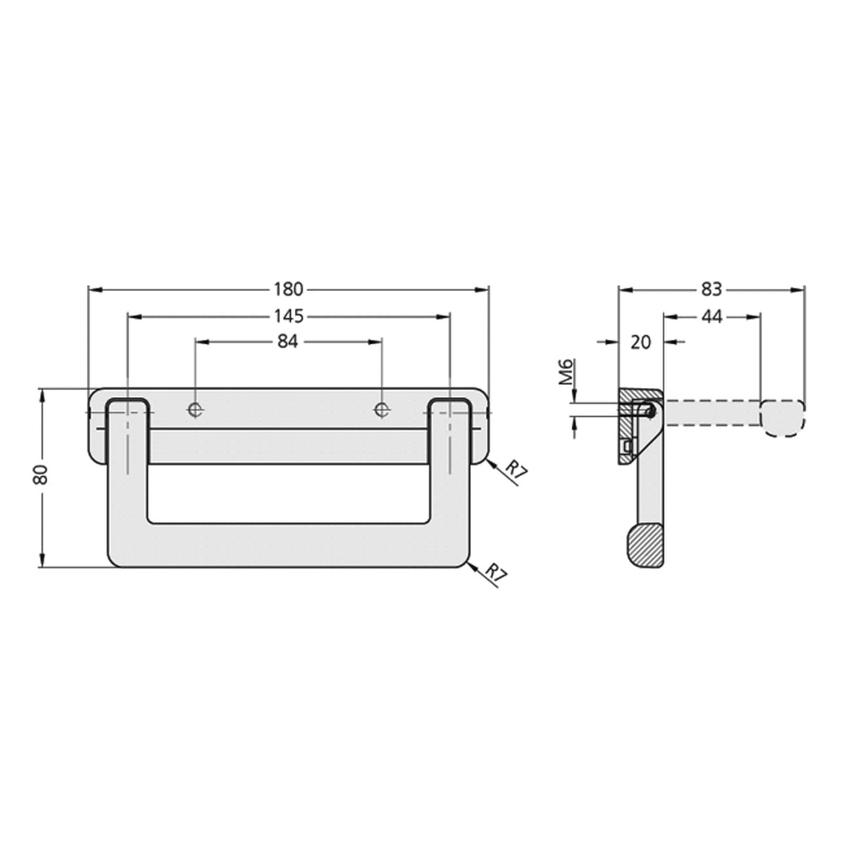 Folding Handles Aluminium KT ECH SOLUTIONS LTD