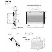 Tray / Recessed Handle Aluminium - SG73